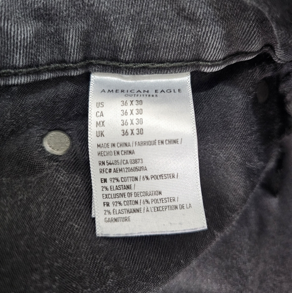36x30 Slim Straight AE jeans - Picture 3 of 7